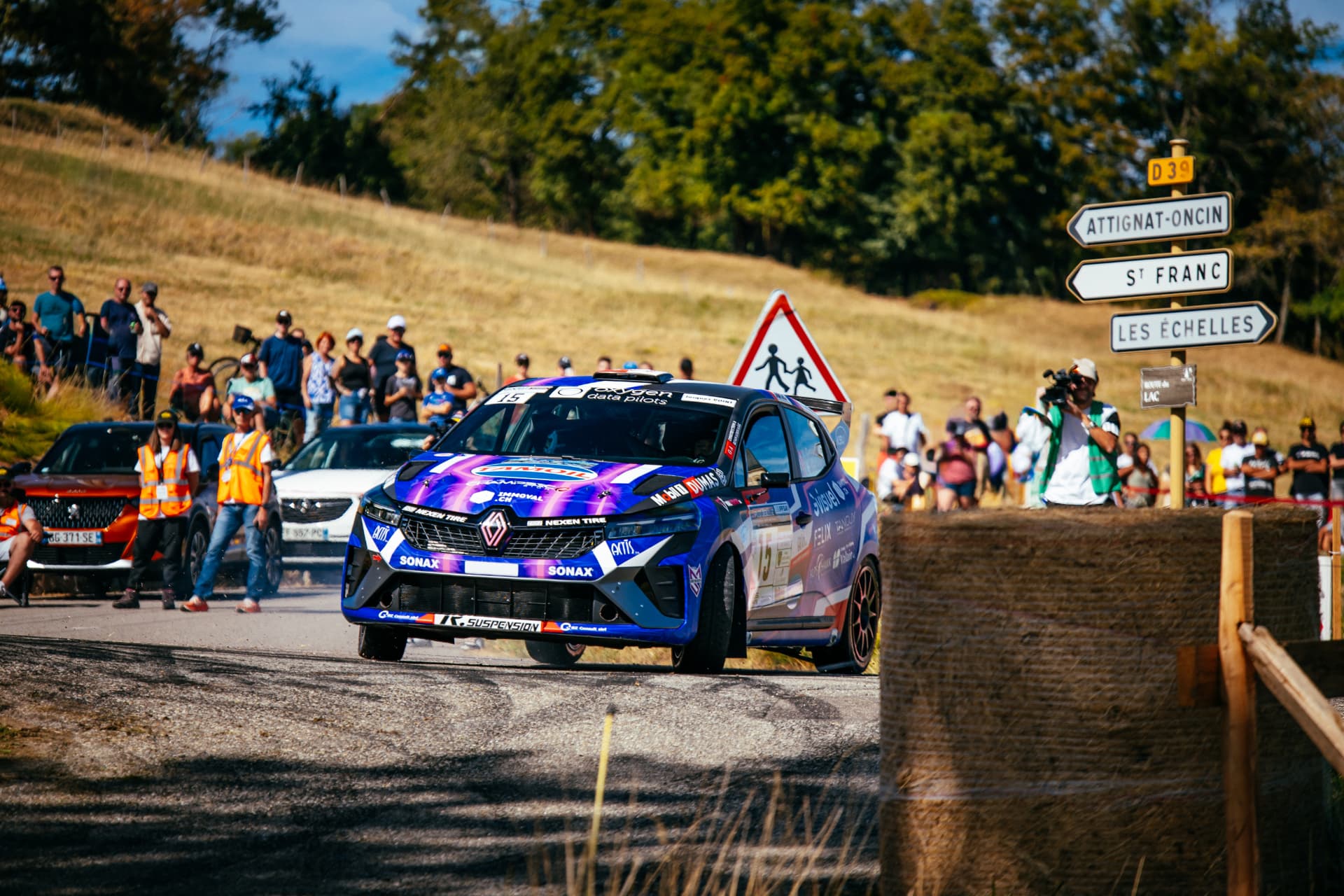 Passage devant les spectateurs au Rallye de la Chartreuse 2026